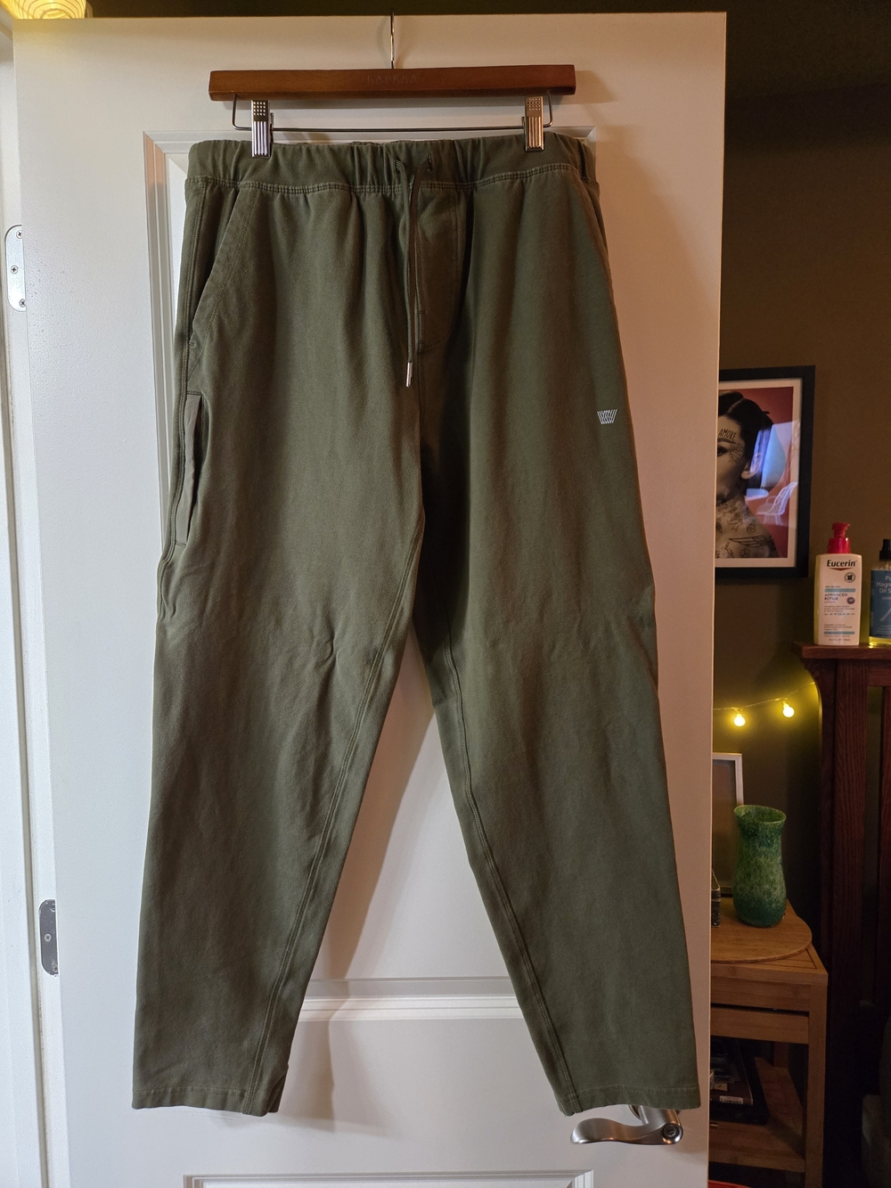 Mack Weldon Olive Green Drawstring Joggers Size L